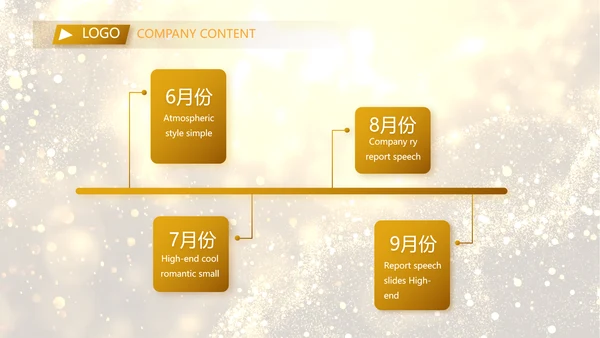 开场视频片头金色梦幻毕业典礼PPT动态模板