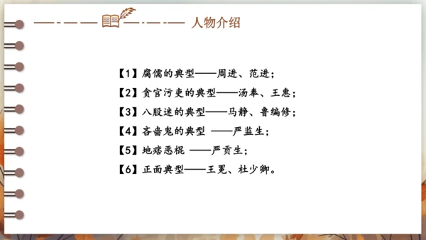 第三单元 名著导读《儒林外史》讽刺作品的阅读  课件(共31张PPT) 2024-2025学年语文部
