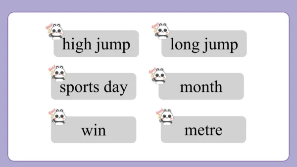 Module 9 Unit 2  I’m going to do the high jump. 课件