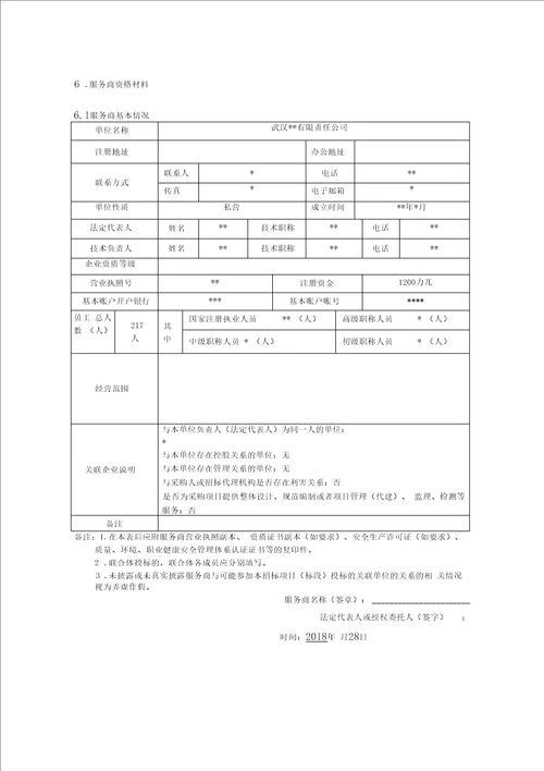 竞争性谈判响应文件范本