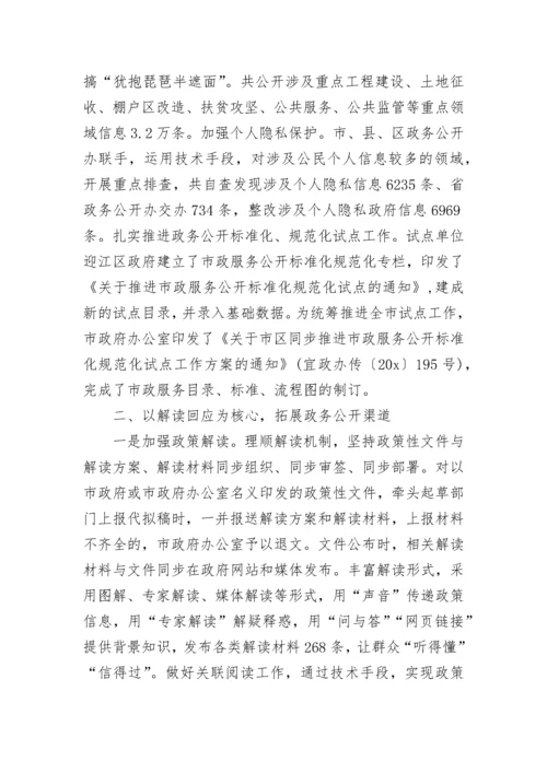 2023年政务公开工作总结.docx