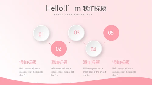 粉色时尚护士进修汇报动态PPT