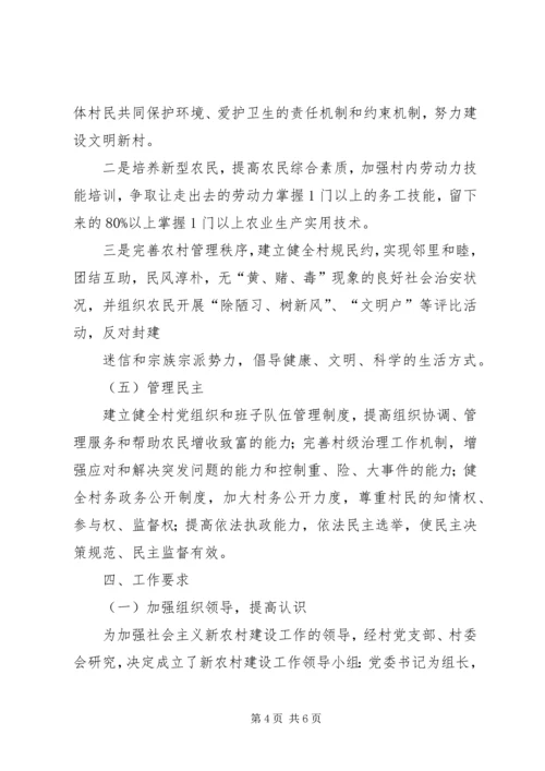 陈家寨村新农村建设实施方案 (4).docx