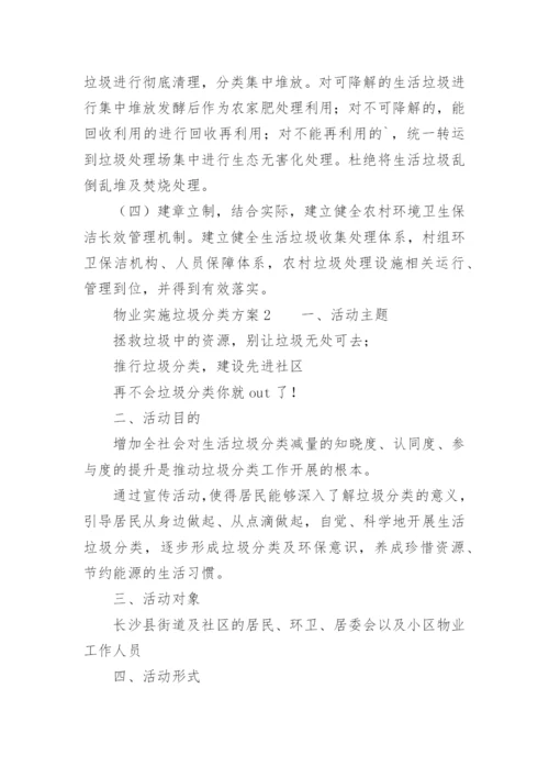 物业实施垃圾分类方案.docx