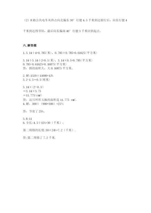人教版六年级上册数学期末测试卷（夺冠）word版.docx