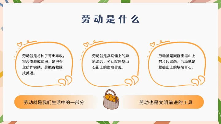 中小学幼儿园劳动教育主题班会ppt