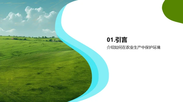 农业生产环境保护演讲