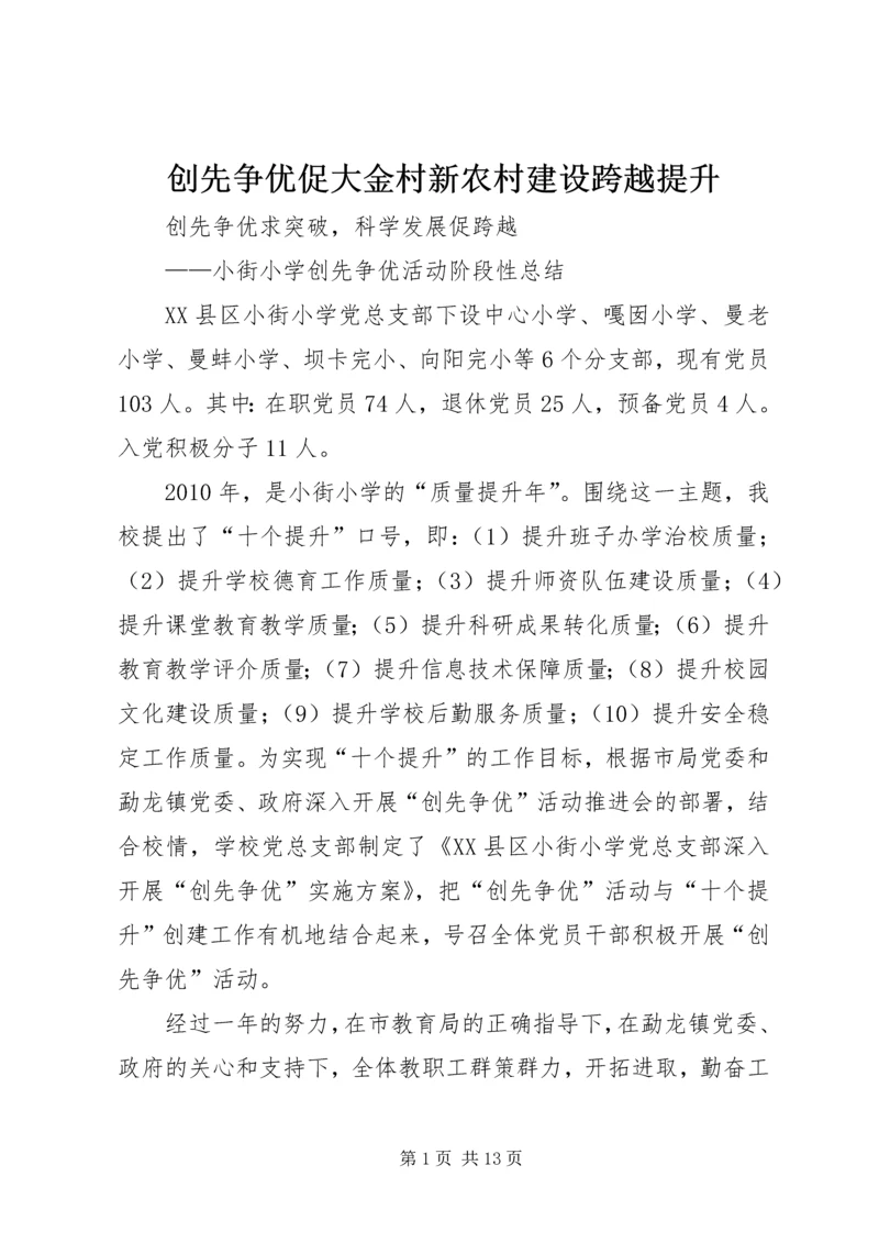 创先争优促大金村新农村建设跨越提升 (3).docx