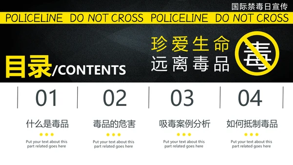禁毒教育珍爱生命远离犯罪PPT课件