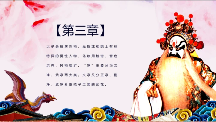 国粹京剧戏曲中国风文化PPT模板