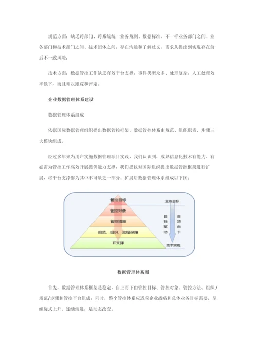 论企业数据管理标准体系建设.docx