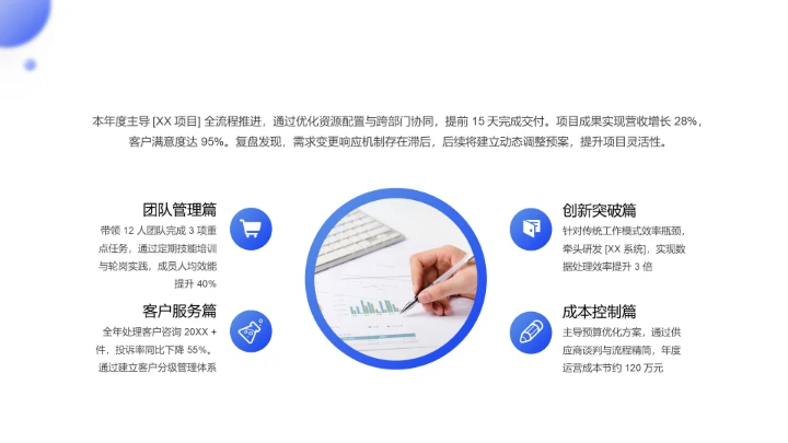 企业风含图片PPT矩阵