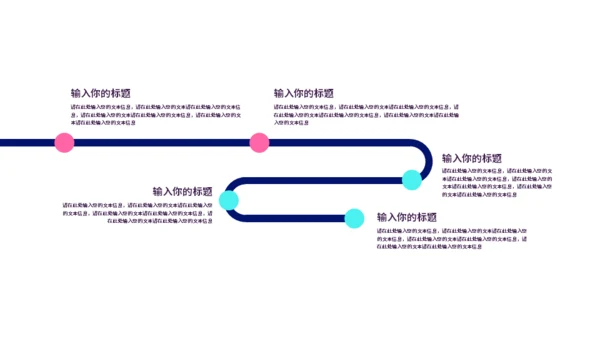 蓝色简约风职业规划教学汇报通用PPT模板