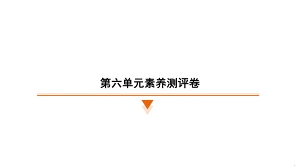 统编版语文六年级上册（江苏专用）第六单元素养测评卷课件