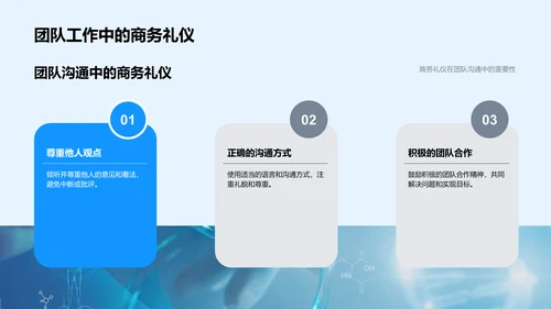 商务礼仪与研发团队PPT模板