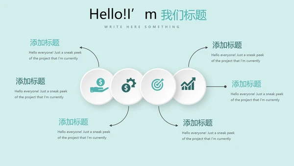 小清新医疗医学健康动态PPT