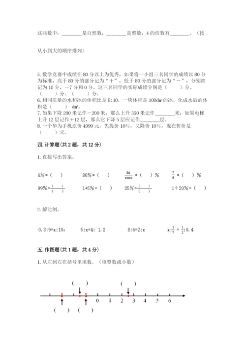 冀教版六年级下册期末真题卷及参考答案.docx