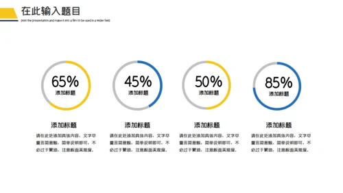 企事业单位工作汇报通用PPT模板