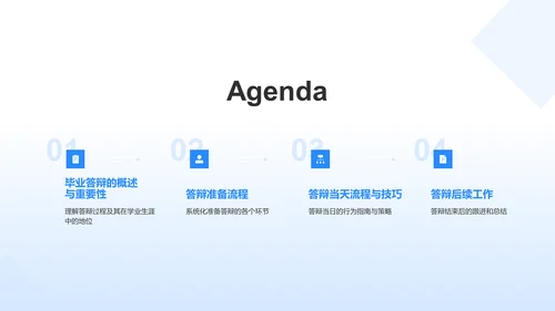 蓝色3D风毕业答辩PPT模板