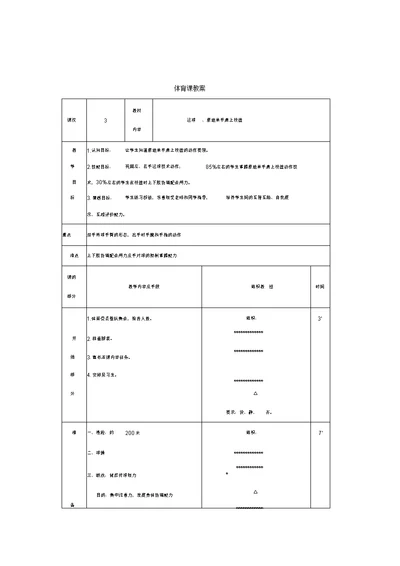 中职职高体育与健康《运球、原地单手肩上投篮》公开课表格式教案