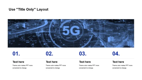 蓝色科技互联网5G商业计划书PPT案例