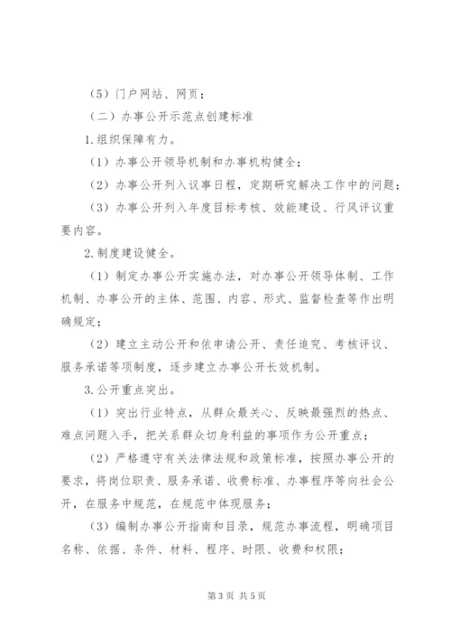 文广局办事公开实施方案.docx