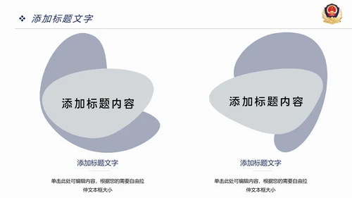 稳重大气公安警察年度工作汇报PPT模板