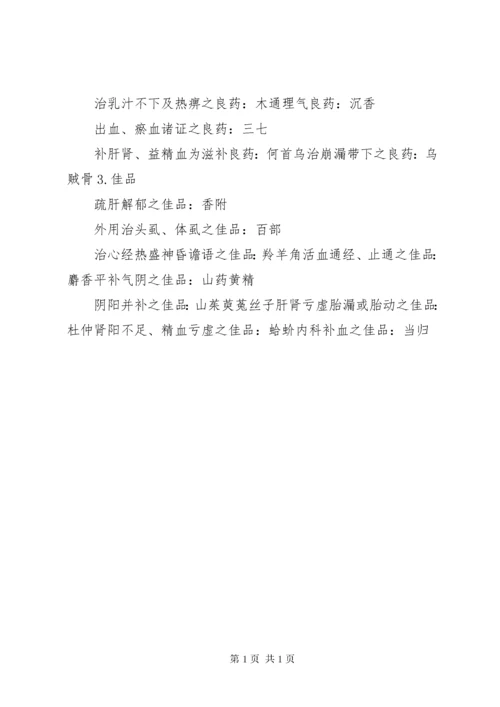 中药学横向总结 (5).docx