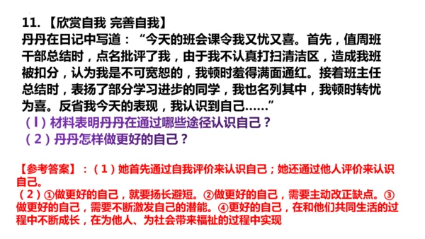 第一单元 少年有梦【核心考点复习课件】(共30张PPT)