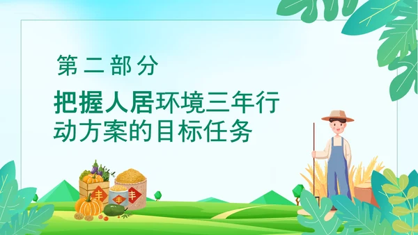 搞好农村人居环境整治建设美丽宜居乡村PPT模板
