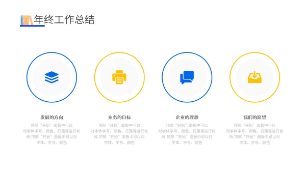 年终工作述职报告通用PPT模板