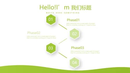 绿色公司产品介绍宣传通用PPT动态模板