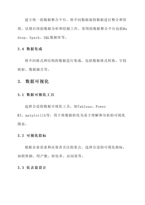 运营数据分析整合方案