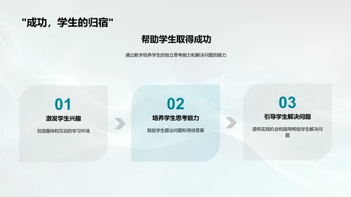 现代教育实用指南PPT模板