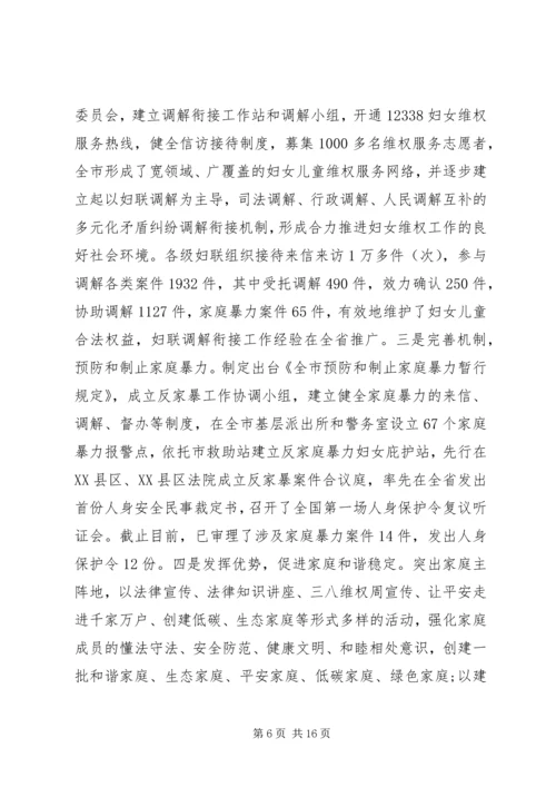 妇联组织参与社会管理创新调研报告.docx