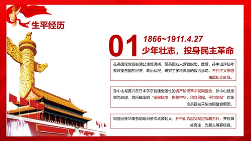 历史人物评价之孙中山PPT课件模板
