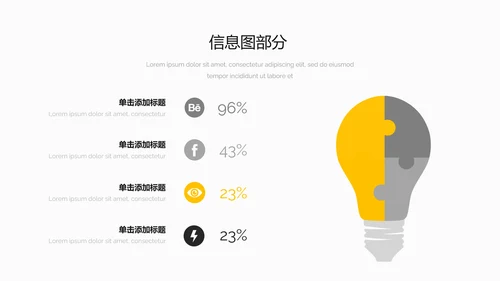 欧美风创意三角版式公司简介商务PPT模板