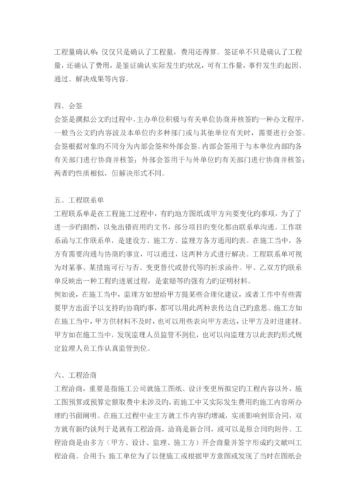 设计变更工程洽商签证工作联系单.docx