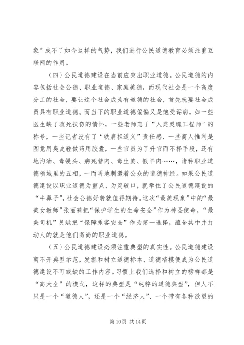 公民最美现象道德创建思考.docx