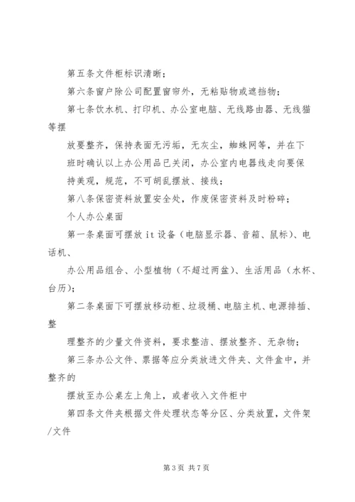 企业办公环境管理制度.docx