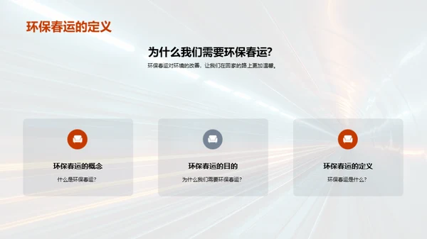 环保春运宣言
