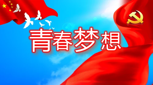 不忘初心青春向党建功新时代党政通用PPT动态模板