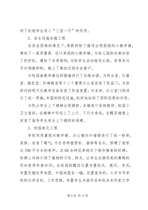 小学安全督导检查汇报 (3).docx