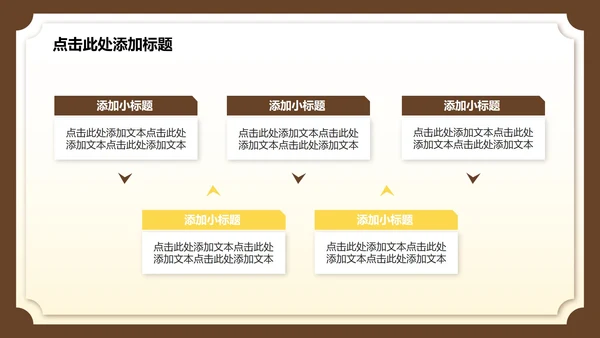 黄色中国风西安旅游攻略PPT模板