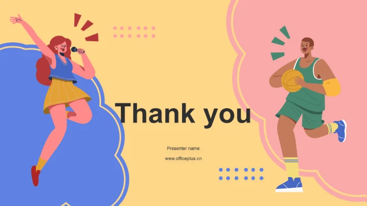 蓝色插画大学社团招新活动策划PPT模板