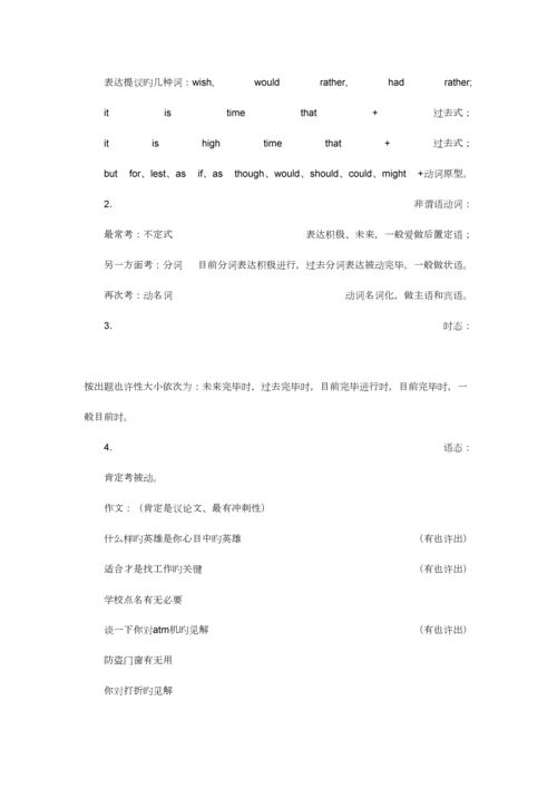 2023年四级考点0.docx