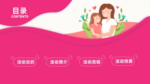 温馨感恩母亲节活动策划通用PPT模板