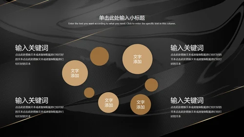 黑金轻奢风商业计划书PPT模板