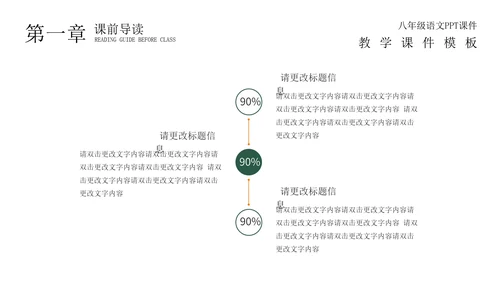 绿色黑板场景教学PPT模板