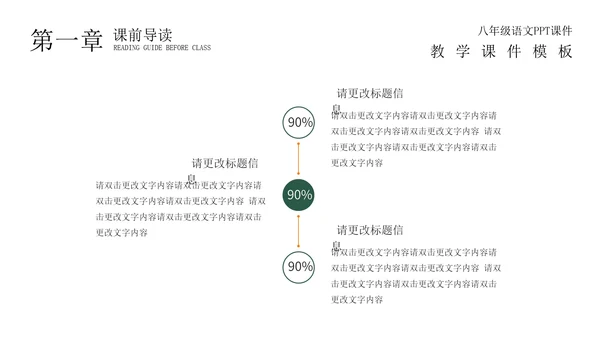 绿色黑板场景教学PPT模板